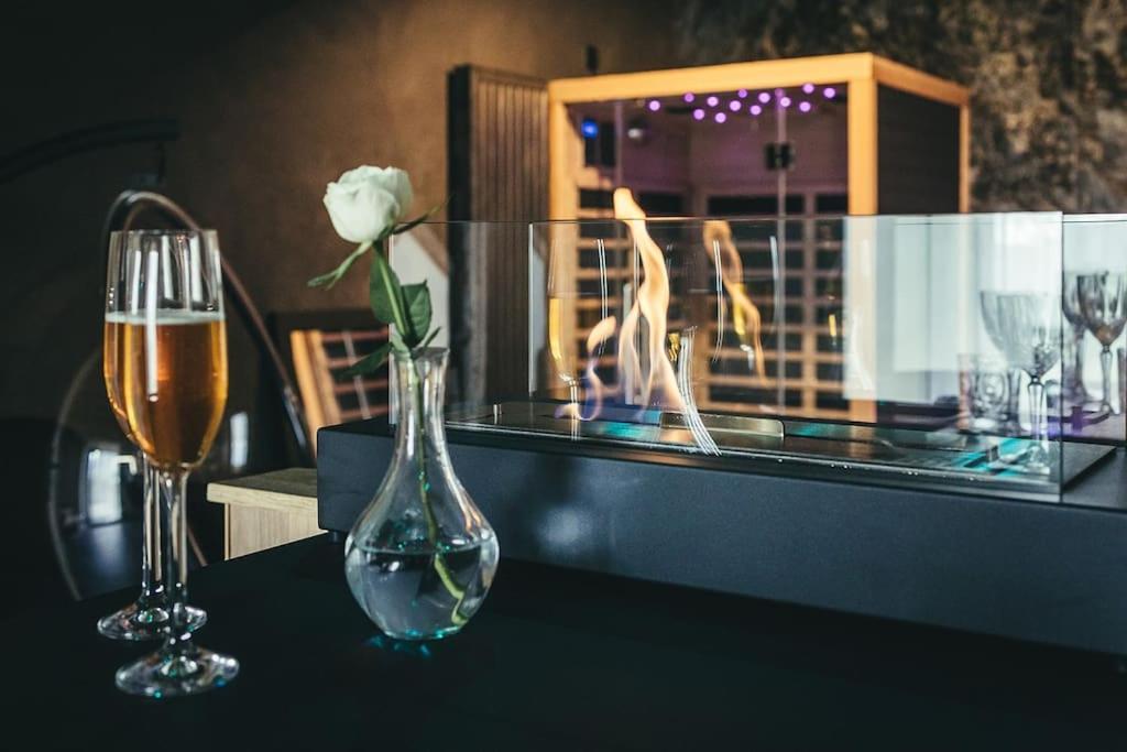 Le Duplex De L'Etoile Home Cinema Jacuzzi Et Sauna Privatif Longmesnil Luaran gambar