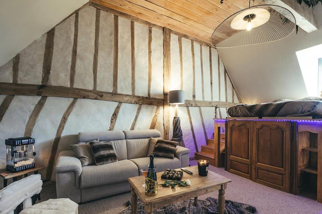 Le Duplex De L'Etoile Home Cinema Jacuzzi Et Sauna Privatif Longmesnil Luaran gambar